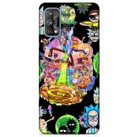 Realme 7 Pro Uyumlu Kılıf Rick And Morty (39) Liquid Crystal Kılıf Shadow Council