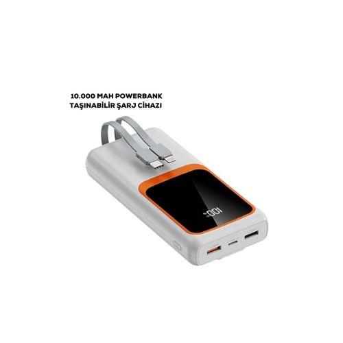 10000 Mah Taşınabilir Şarj Cihazı – Hızlı Şarj, Hafif Ve Dayanıklı Tasarım