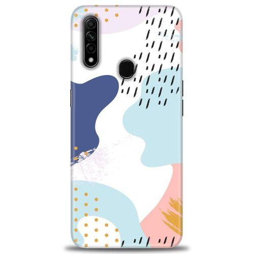 Oppo A31 Kılıf HD Baskılı Kılıf - Renkler Renkler + Tam Ekran Koruyucu