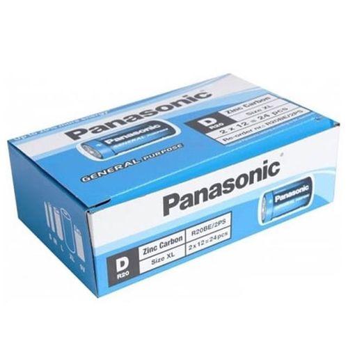 Panasonic Manganez Büyük D Boy 24’lü Pil R20BE/2PS