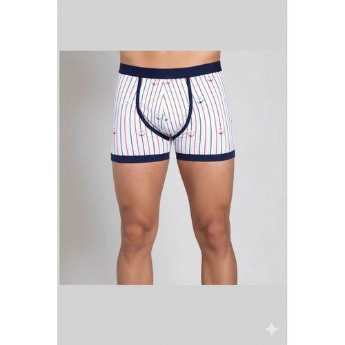 Berrak Çapa Ve Çizgi Baskı Erkek Boxer 1107