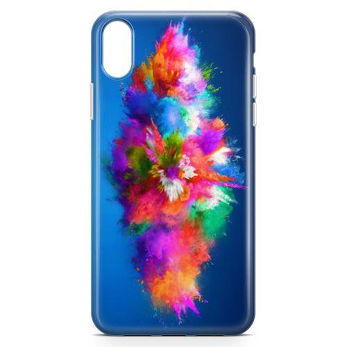 Apple iPhone XR Kılıf Toz Bombası Arka Kapak Koruma Desenli Full Koruyucu