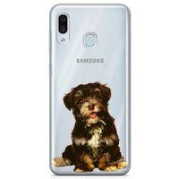 Samsung Galaxy A40 Kılıf Havanese Puppy Arka Kapak Koruma Desenli Full Koruyucu