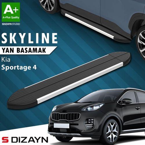 S-Dizayn Kia Sportage 4 Skyline Aluminyum Yan Basamak 173 Cm 2016-2021 A+ Kalite