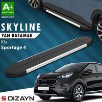 S-Dizayn Kia Sportage 4 Skyline Aluminyum Yan Basamak 173 Cm 2016-2021 A+ Kalite
