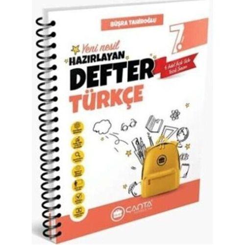 7. Sınıf Türkçe Okula Yardımcı Hazırlayan Defter Çanta Yayınları