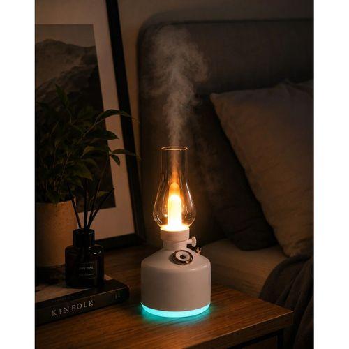 Vintage Aroma Difüzörü Nano Mist Led Işıklı Taşınabilir Nemlendirici