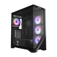 VENTO VG4202FLA ATX Tower, 750W 80+ Siyah,  Temperli Cam, RGB, Mesh, ATX GAMING KASA