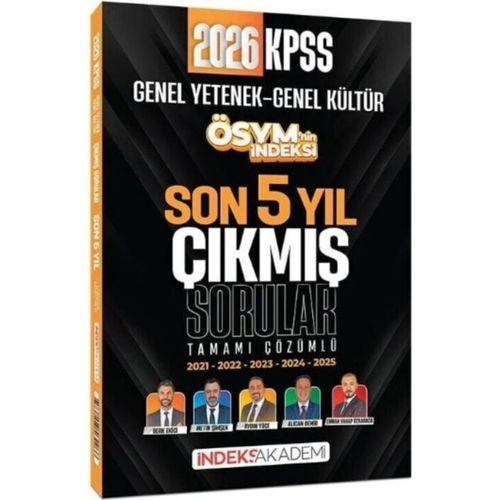 2026 KPSS Genel Yetenek Genel Kültür ÖSYM nin İndeksi Son 5 Yıl Çıkmış Sorular İndeks Akademi
