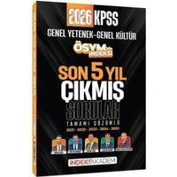 2026 KPSS Genel Yetenek Genel Kültür ÖSYM nin İndeksi Son 5 Yıl Çıkmış Sorular İndeks Akademi