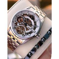 Daniel Klein Otomatik Erkek Kol Saati 30 Metre Suya Dayanıklı Çelik Kordon + Bileklik Hediyeli  VS.BLKT.0696