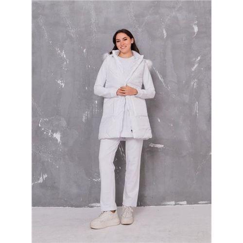 Sarah Kapşonlu Şişme Yelekli Spor Üçlü Takım - 70030.002 - Beyaz