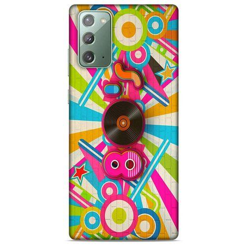 Retro (46) Desen Core Armor Kılıf Renkli Samsung Galaxy Note 20 Kılıf