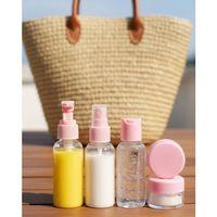 Kompakt 5 Parça Seyahat Kozmetik Şişe Takımı