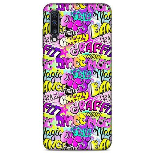 Graffitix (11) Desenli Silikon Kapak Samsung Galaxy A70s Kılıf