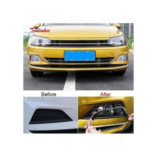 Volkswagen Polo Uyumlu Sis Farı Çerçevesi -2017 Paslanmaz Çelik Parça