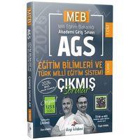 2026 MEB AGS Tamamı Video Çözümlü Eğitimin Temelleri Türk Milli Eğitim Sistemi Çıkmış Sorular Dizgi Kitap