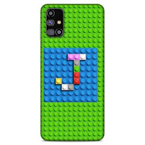 Lopard Samsung Galaxy M31s Uyumlu Kılıf BloX (21) Koruyucu Kapak J Harfi