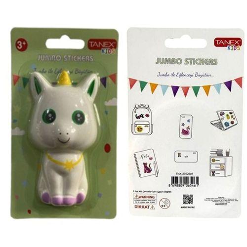 Tanex Jumbo Stickers Sukuşi Unicorn Beyaz
