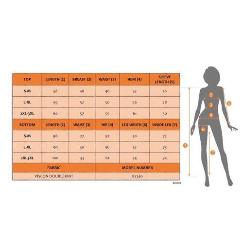 Kadın Kısa Kollu Yuvarlak Yakalı şerit Detaylı Viskon Iki Iplik Bluz Ve Pantolon Ikili Takım