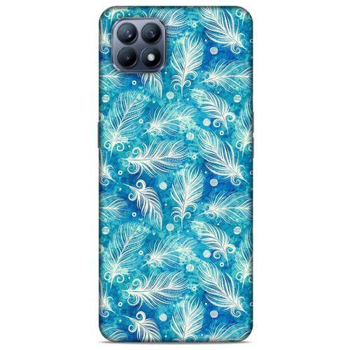 Huawei P40 Lite Kılıf Desenli Özel Seri Tüyler (42) Rugged Armor Kılıf