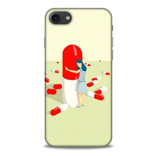 Apple Iphone 7 Kılıf Depresyon (19) Kılıfları Kahve Turuncu