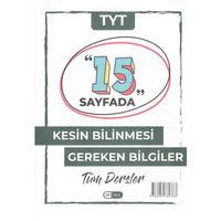 TYT 15 Sayfada Tüm Dersler Kesin Bilinmesi Gereken Bilgiler Hap Bilgi Yayınları