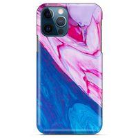 Apple iPhone 13 Pro Uyumlu Kılıf Pembe Delisi (14) Lansman Kılıf Mermer