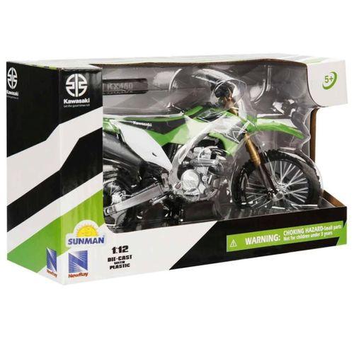 Çocuk Eğitici Oyuncak57483 SUN- Kawasakı  KX450 Yeşil 1:12