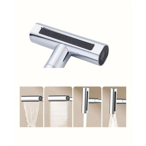 Krom Kaplamalı Çok Fonksiyonlu Musluk Başlığı | Paslanmaz Malzeme