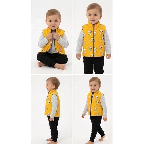 2/4 Yaş Şişme Yelekli 3 Parça Çocuk Takımı