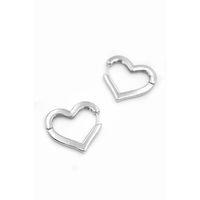 Kalp Küpe - Gümüş