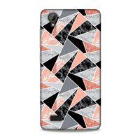 Mermer Desenli (32) Tema Soft Silikon Kılıf Bakır rengi Vestel Venüs V5 Kılıf