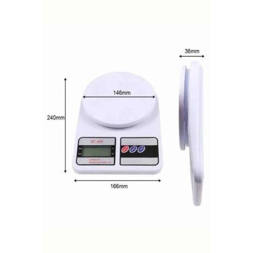 Mutfak Tartısı Dijital Göstergeli Hassas Tartı 10 Kg Kapasiteli