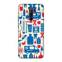 Xiaomi Redmi 9 Kılıf Doktor Figurleri Arka Kapak Silikon Koruma Full Koruyucu