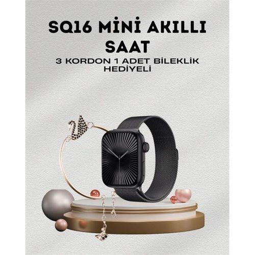 SQ-16 Mini Series 10 – Dokunmatik Akıllı Saat | Kalp Ritmi, Spo2, Uyku Takibi