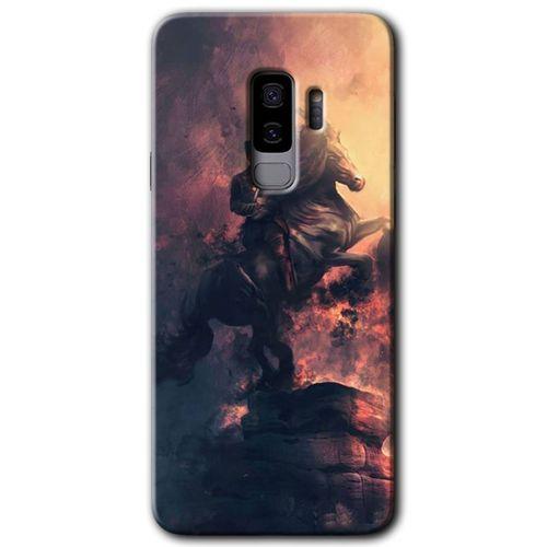 Galaxy S9 Plus Kılıf HD Desen Baskılı Arka Kapak - Atatürk Portre + Kırılmaz Cam