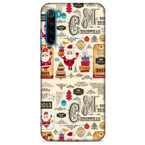 Retro (44) Desen Tough Armor Kılıf Renkli Xiaomi Redmi Note 8T Kılıf