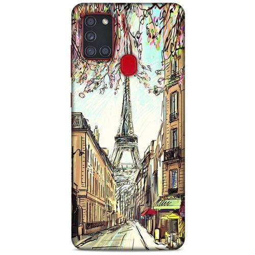 Cityx (31) Samsung Galaxy A21s Kılıf Silikon Kapak Desenli