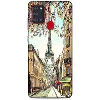 Cityx (31) Samsung Galaxy A21s Kılıf Silikon Kapak Desenli