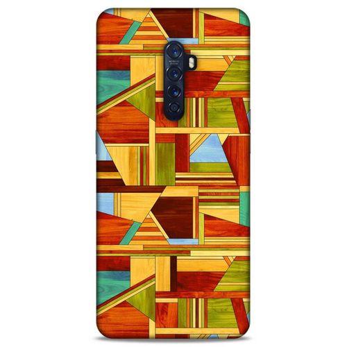 Lopard Oppo Reno 2 Uyumlu Kılıf Wood'X (46) Core Armor Kılıf Desenli