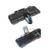 Rgb Işıklı   Klavye Q Klavye Mouse Hediyeli