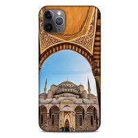 Apple Iphone 11 Pro Max Kılıf Dünya Mimarisi (13) Silikon Kap Sultanahmet Camii
