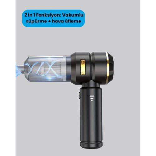 Araç İçi Derinlemesine Temizlik İçin Kompakt Ve Ergonomik El Süpürgesi