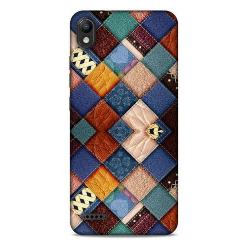 LG K20 2019 Kılıf Patchwork (31) TPU Kılıf Karışık Renkli