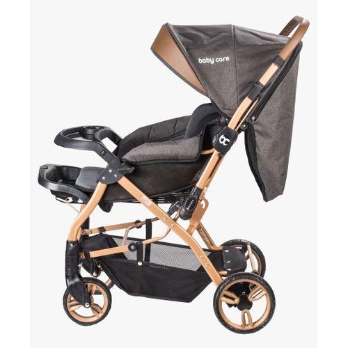 Baby Care 65 Capron Çift Yönlü Bebek Arabası Gold Siyah