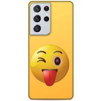 Lopard Samsung Galaxy S21 Ultra Uyumlu Kılıf Emojix (42) Rugged Armor Kılıf