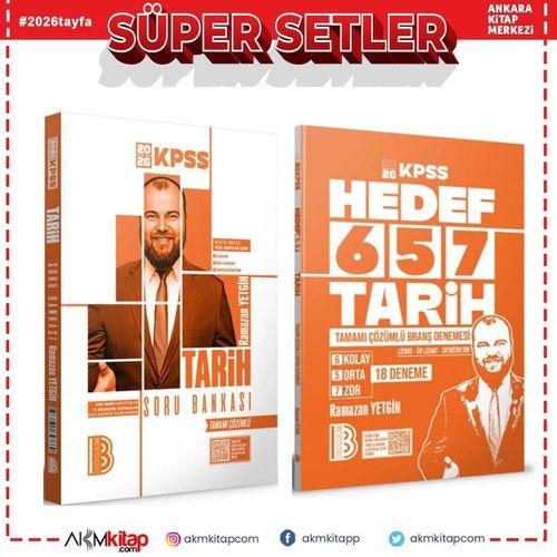 Benim Hocam 2026 KPSS Tarih Soru Bankası ve Deneme Seti 2 Kitap