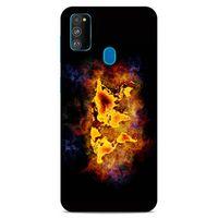 Lopard Samsung Galaxy M30s Uyumlu Kılıf FireX (43) Thin Fit Kılıf Dünya Haritası