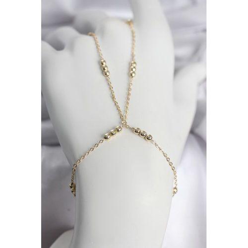 316L Çelik Top Zincirli Gold Renk Kadın Şahmeran